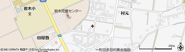 青森県弘前市一町田周辺の地図