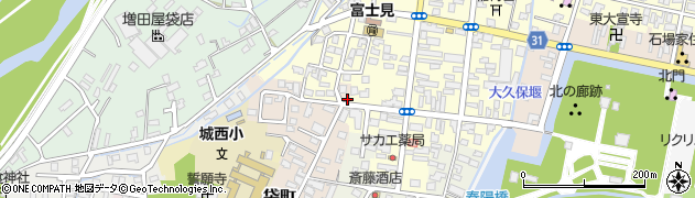 青森県弘前市袋町77周辺の地図