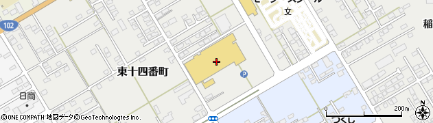 コメリパワー十和田店周辺の地図