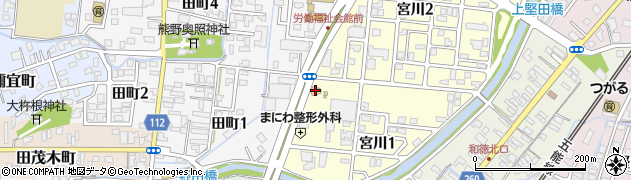 マクドナルド弘前堅田店周辺の地図