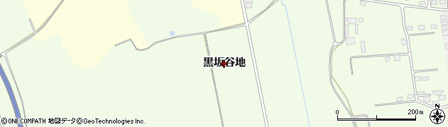 青森県おいらせ町（上北郡）黒坂谷地周辺の地図