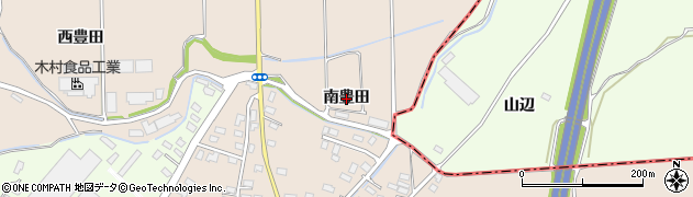 青森県平川市李平（南豊田）周辺の地図