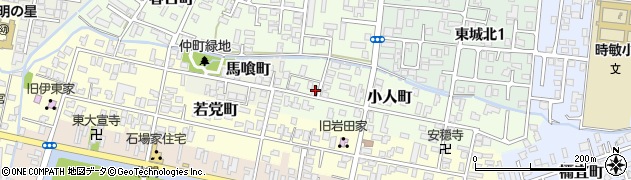 青森県弘前市小人町70周辺の地図