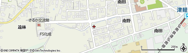 青森県平川市猿賀南野47周辺の地図