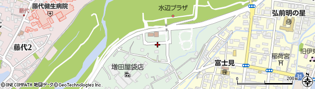 青森県弘前市和田町周辺の地図