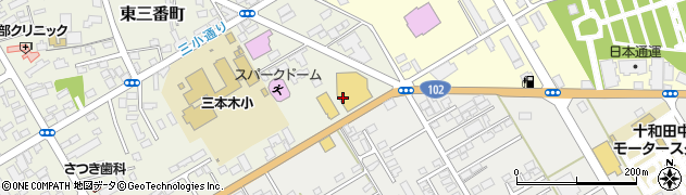 青森トヨペット十和田店周辺の地図