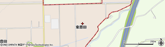 青森県平川市李平（東豊田）周辺の地図