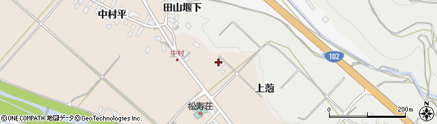 青森県黒石市下山形（村ヨリ北道ノ上）周辺の地図