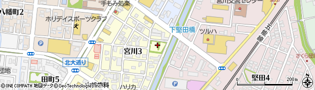 宮川第五児童公園周辺の地図