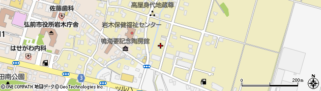 青森県弘前市高屋安田620周辺の地図