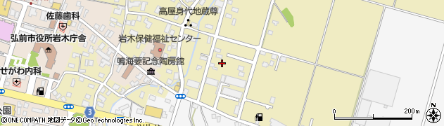 青森県弘前市高屋安田644周辺の地図