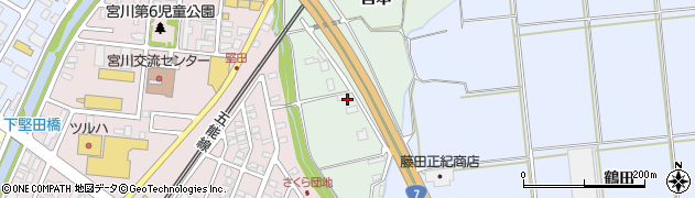 青森県弘前市撫牛子（宮本）周辺の地図