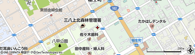 マンマチャオ十和田店周辺の地図
