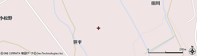 青森県弘前市百沢（高田）周辺の地図