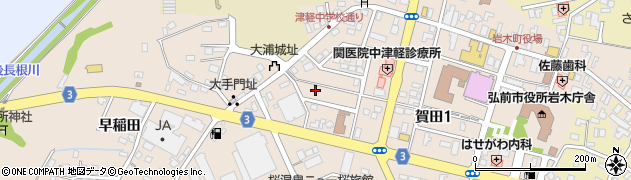 賀田西公園周辺の地図