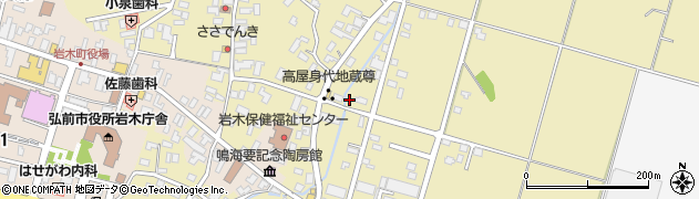 青森県弘前市高屋安田172周辺の地図