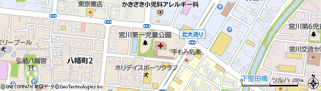 弘前警察署周辺の地図
