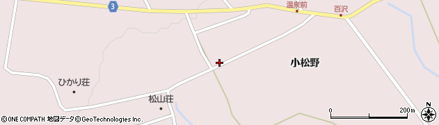 青森県弘前市百沢小松野87周辺の地図