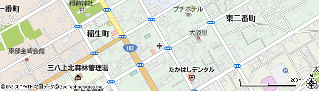 カトリック十和田教会周辺の地図