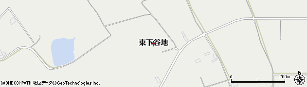 青森県おいらせ町（上北郡）東下谷地周辺の地図