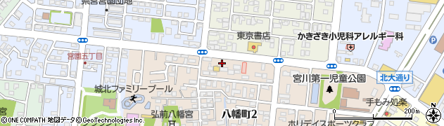 株式会社カチタス弘前店周辺の地図