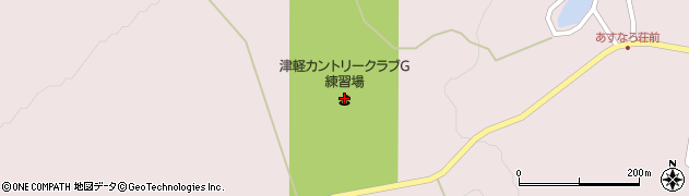 津軽カントリークラブゴルフ練習場周辺の地図