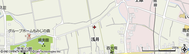 青森県平川市猿賀浅井75周辺の地図