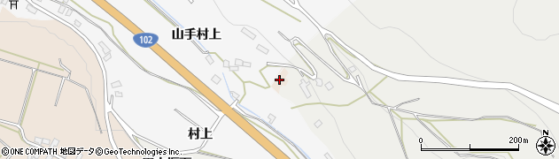 青森県黒石市下山形（下山石倉）周辺の地図
