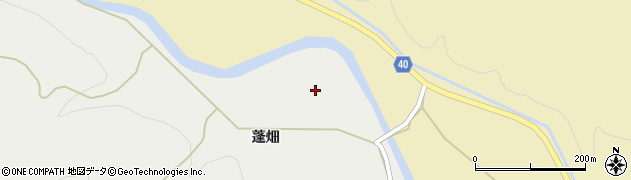 青森県十和田市法量（蓬畑前）周辺の地図