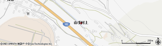 青森県黒石市花巻（山手村上）周辺の地図
