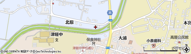 青森県弘前市八幡安田6周辺の地図