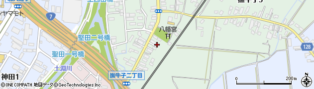 青森県弘前市撫牛子1丁目周辺の地図