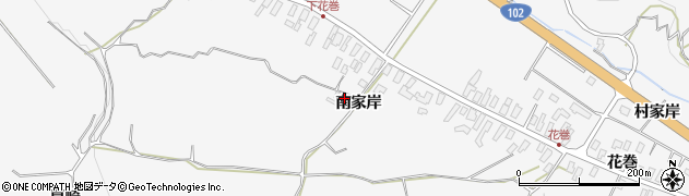 青森県黒石市花巻南家岸25周辺の地図