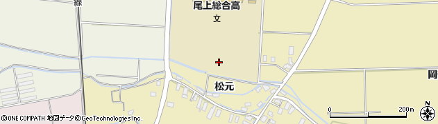 青森県平川市高木（松元）周辺の地図