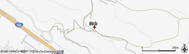 青森県黒石市花巻（前山）周辺の地図