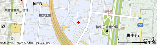 北日本管工業株式会社　弘前支店周辺の地図