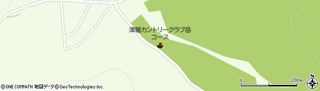 津軽カントリークラブ岳コース周辺の地図