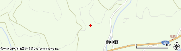青森県黒石市南中野（小川添）周辺の地図
