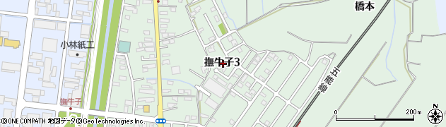 青森県弘前市撫牛子周辺の地図