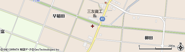 青森県平川市新山早稲田周辺の地図
