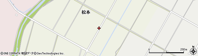 青森県弘前市横町松本周辺の地図