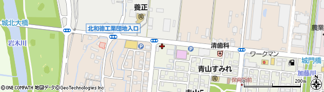 すき家弘前青山店周辺の地図