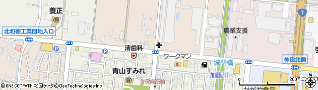 青森県弘前市向外瀬（豊田）周辺の地図