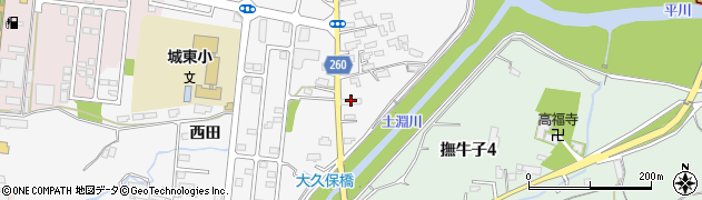青森県弘前市大久保宮本周辺の地図