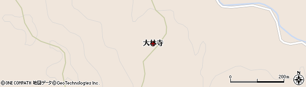 青森県深浦町（西津軽郡）上長慶平（大林寺）周辺の地図