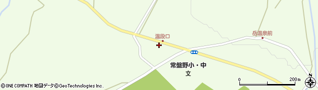 青森県弘前市常盤野湯の沢126周辺の地図