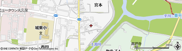 青森県弘前市大久保宮本250周辺の地図