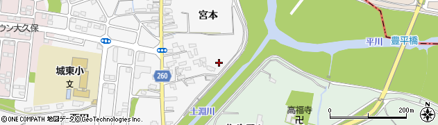 青森県弘前市大久保宮本286周辺の地図