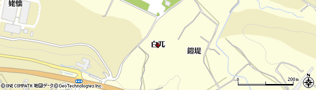 青森県黒石市豊岡（白兀）周辺の地図