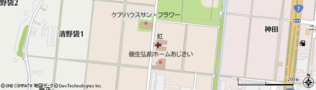 津軽保健生活協同組合　健生訪問看護ステーションたまち周辺の地図